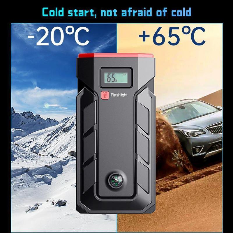 99900mAh Car Jump Starter Booster Jumper Box Power Bank Battery Charger Portable, 2000A Peak Portable Jump Starter Boxor 12V Car Automobiles Battery Booster Pack with Power Bank Charger, Portable Car Jump Starter 12V Battery Booster Jumper Box Powerbank