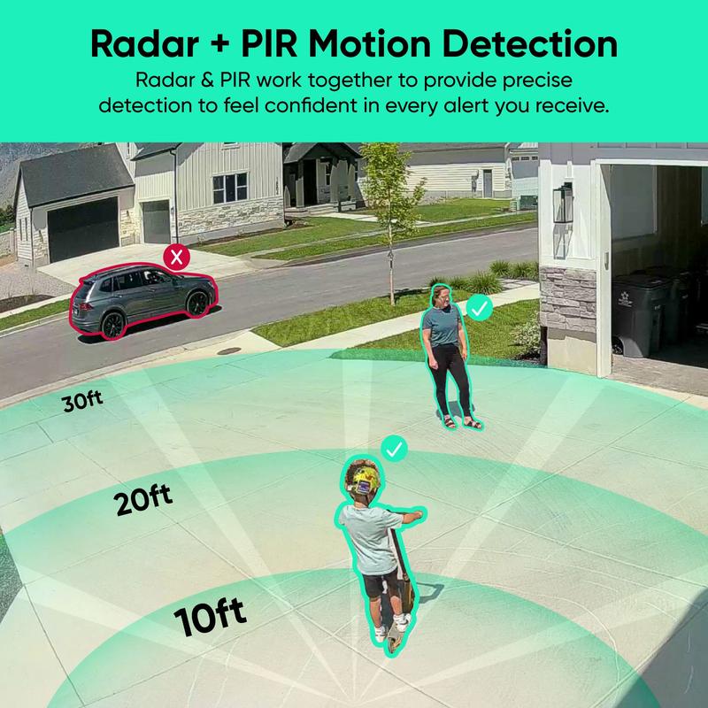 Wyze Wireless Cam Pro   Battery Powered 2K HDR Indoor Outdoor Smart Camera, Optional Solar Power, Home Security, Removable & Rechargeable Battery