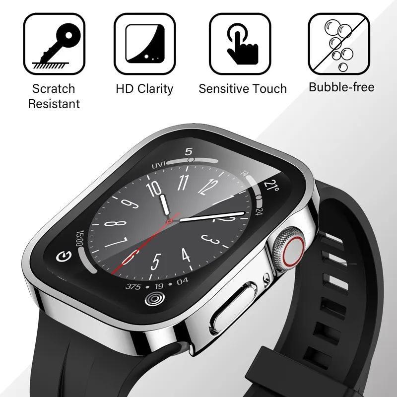 Watch Screen PC Protective Case, 1 Count Full Coverage Watch Screen Protector, Waterproof Shockproof Watch Protective Cover Compatible with Apple Watch Ultra