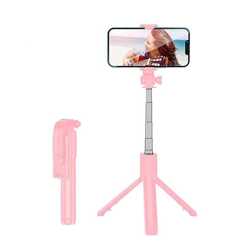 Cell Phone Selfie Stick Tripod, 1 Count Extendable Selfie Stick, Smartphone Tripod Stand with Wireless Remote, 360° Rotation Phone Holder for Smartphones