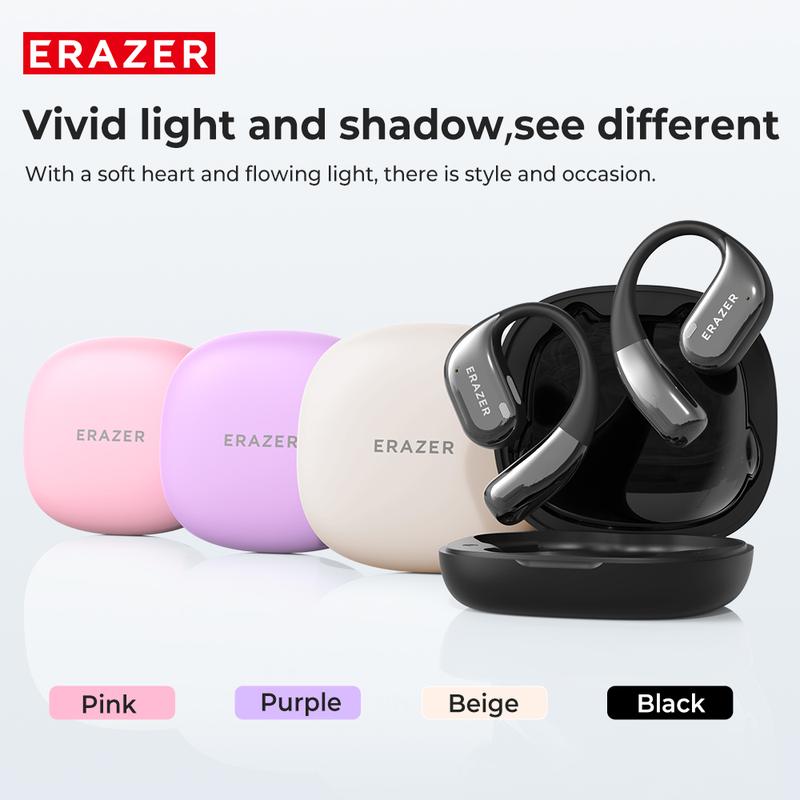 ERAZER X11 OWS AI Translation Wireless Bluetooth Earphones Support 135 Languages Real Time AI Translator Earbuds Support Playing Music Phone Calls Headphones & Meeting Summary Earbuds