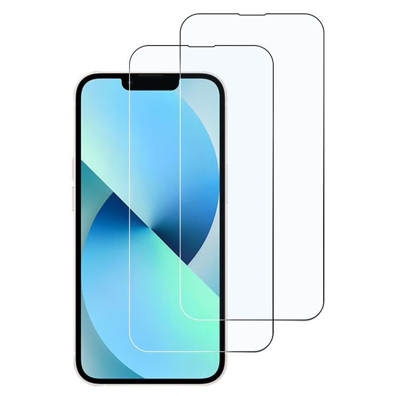 Screen Protector, 2 Counts Phone Tempered Glass Screen Protector, Film Full Coverage Screen Protector for iPhone X 11 12 13 14 15 16 Pro Max