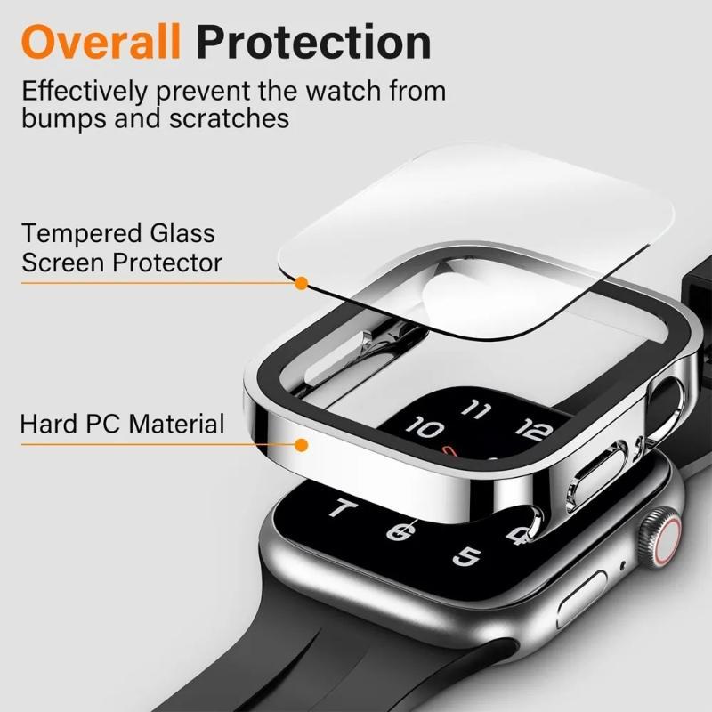 Watch Screen PC Protective Case, 1 Count Full Coverage Watch Screen Protector, Waterproof Shockproof Watch Protective Cover Compatible with Apple Watch Ultra