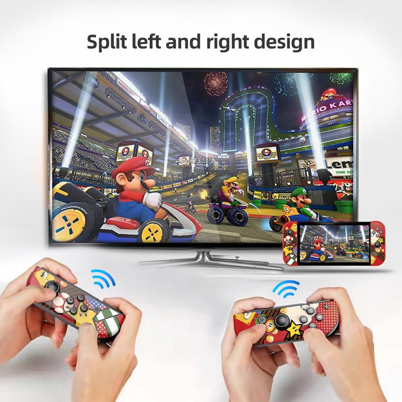 Wireless Controller Compatible with Switch Lite OLED,  Game Pad For Switch Console, Wireless Replacement for Switch Joypad,Switch Controllers Joystick Support Dual Vibration 6 Axis, Game Accessories