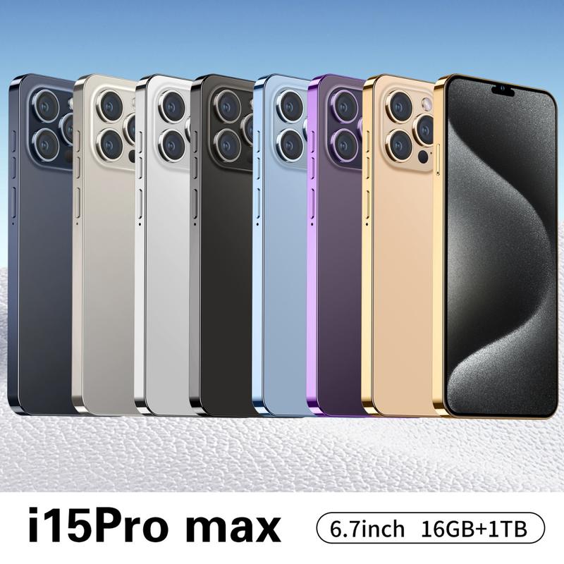 New i 15 Pro Max Large-screen Smartphone All-in-one - Powerful Performance, Stylish Appearance, Enjoy the Charm of Technology