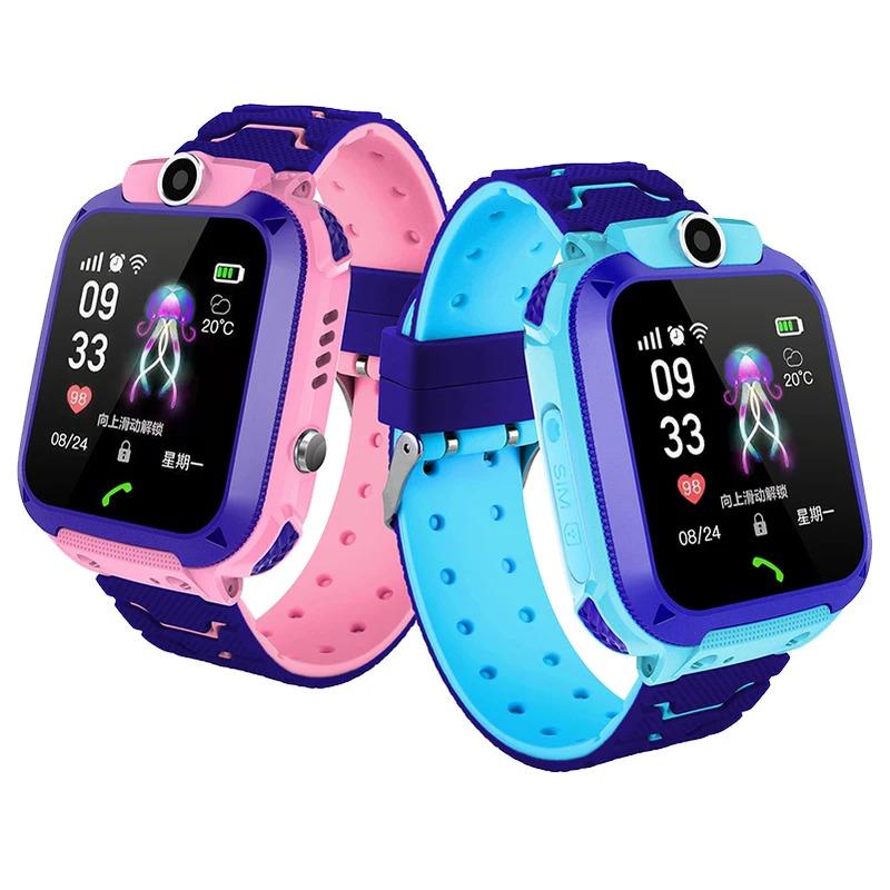 Q12 Kids Smart 2G Call Phone Watch Waterproof Mother Children GPS Monitor Boy Girls SOS Child Sports Digital Watches Tracker