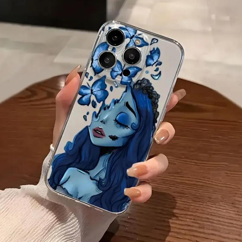 Butterfly Pattern Phone Case, Full Coverage Lens Phone Protective Cover, Phone Accessories Compatible with iPhone 11 12 13 14 15 Pro Max