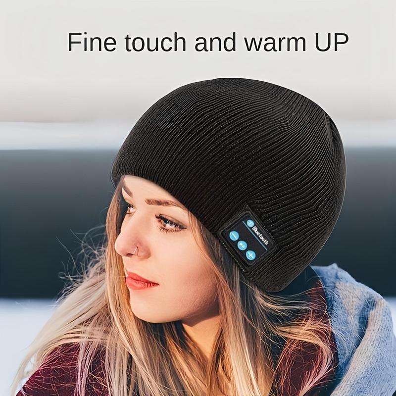 Wireless Beanie Hat Headphone, Smart Wireless Audio Headset, Music Beanie Hat, Rechargeable Smart Earphones, Bluetooth-compatible Beanies Music Hat