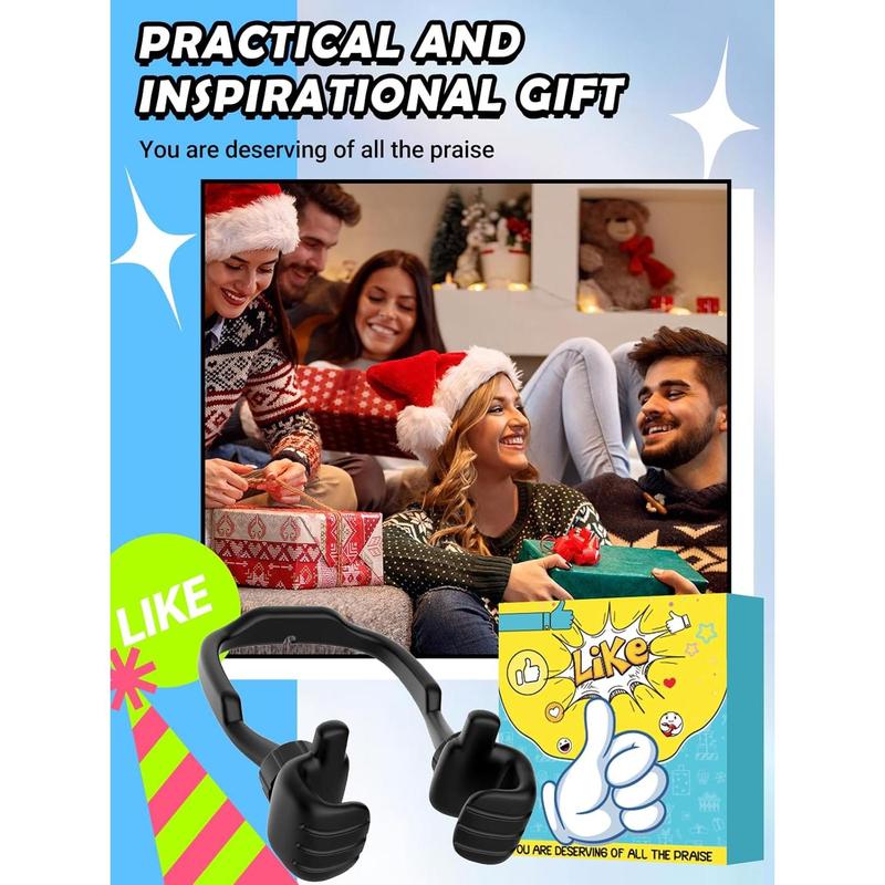 Stocking Stuffers for Teens Boys Adults Kids Gifts for Men Women Christmas: Thumbs Up Lazy Phone Stand Cell Phone Holder Stand Gifts for Teenage Girls Wife Ideas Funny Gag Gadgets Who Have Everything