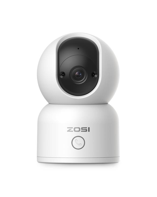 ZOSl WiFi Indoor Pan Tilt Smart Security Camera iphone ipad remote access best home security cameras best 2024 wireless wireless camera