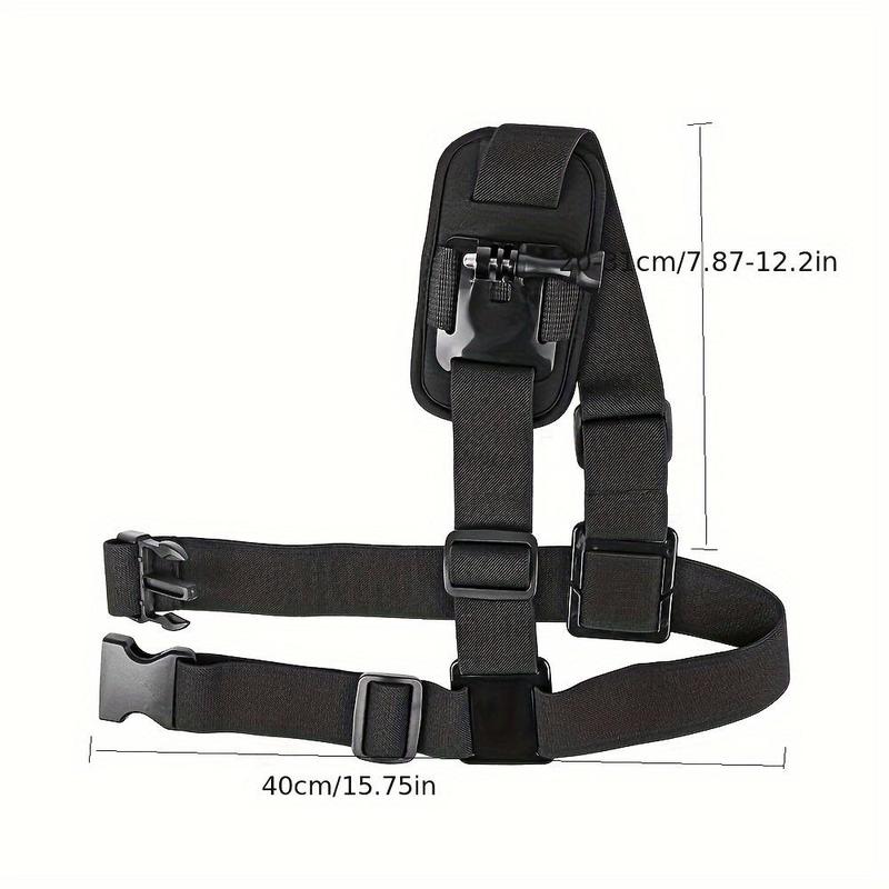 Sports Camera Chest Strap Mount (Without Camera), Adjustable Camera Chest Strap Mount, Camera Sports Camera Bracket Accessories