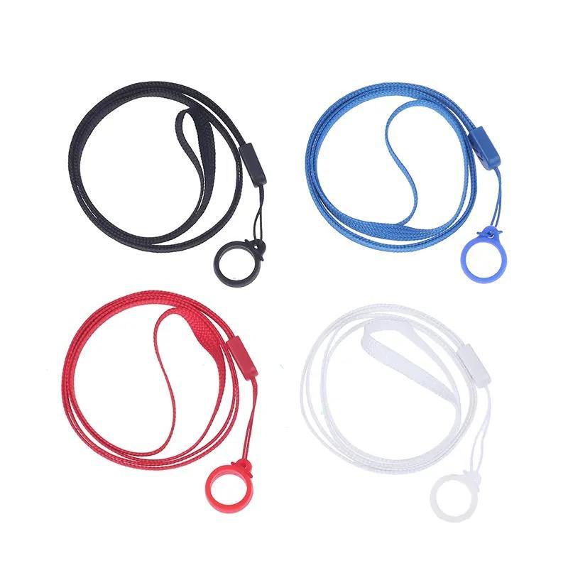 Portable Silicone Ring Lanyard, 1 Count Anti-lost Silicone Rubber Ring Lanyard, Anti-drop Rope for Phone, Key, Bag, Wallet