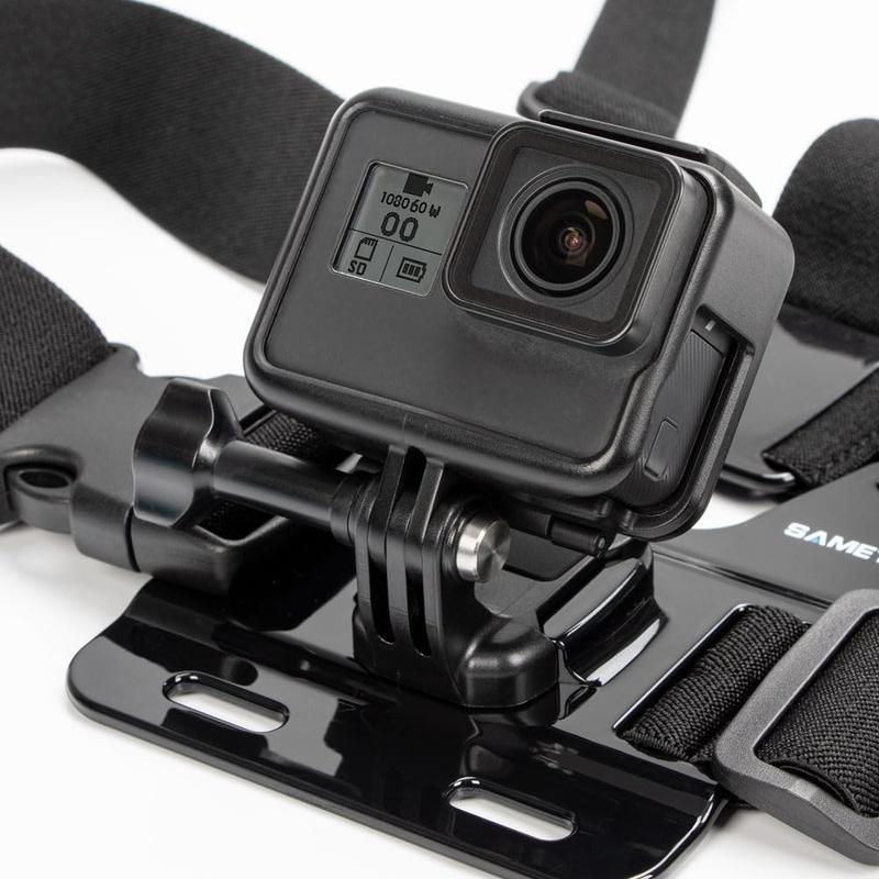 Chest Mount Strap Harness Chesty Body Mount Compatible with Hero 13, 12, 11, 10, 9, 8, 7, 6, 5, 4, Session, 3+, 3, 2, 1, Max, Action Camera Smartphone