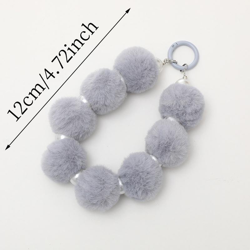 Cute Plush Phone Chain, Anti-lost Phone Lanyard, Fashion Phone Strap for Women & Girls, Mobile Phone Decoration Accessories