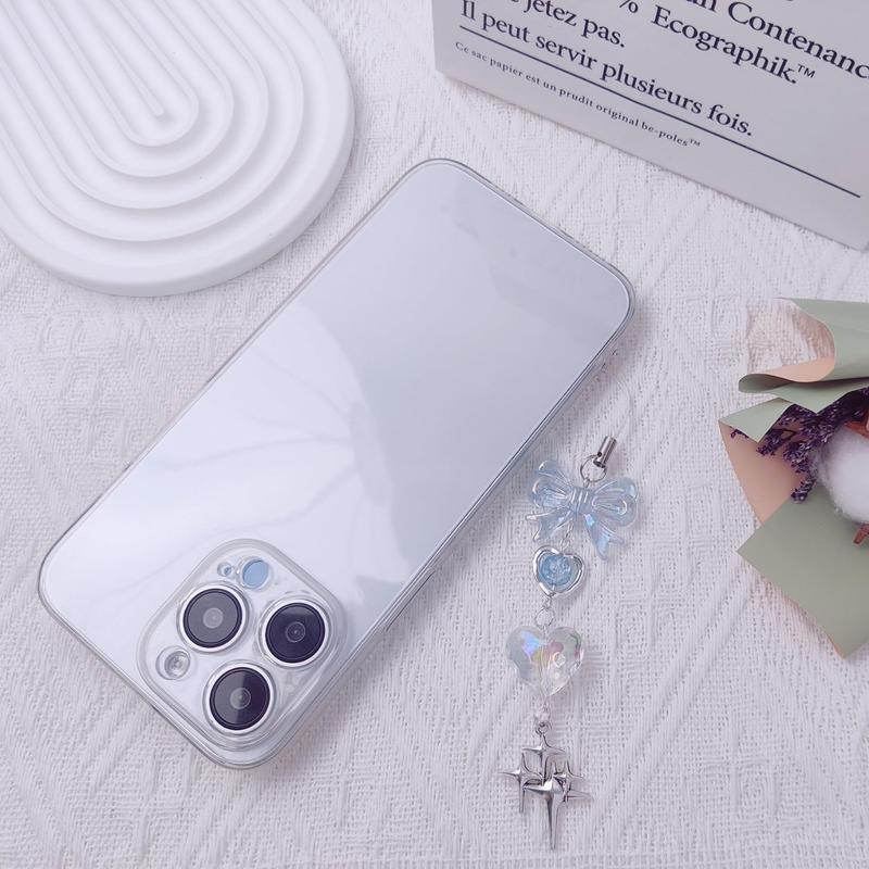 1-4count Cute Phone Charms Aesthetic  Cell Phone Charms Strap Strawberry Butterfly Star Phone Charm  Accessories for Phone Bag Keychain Camera Pendants Decor