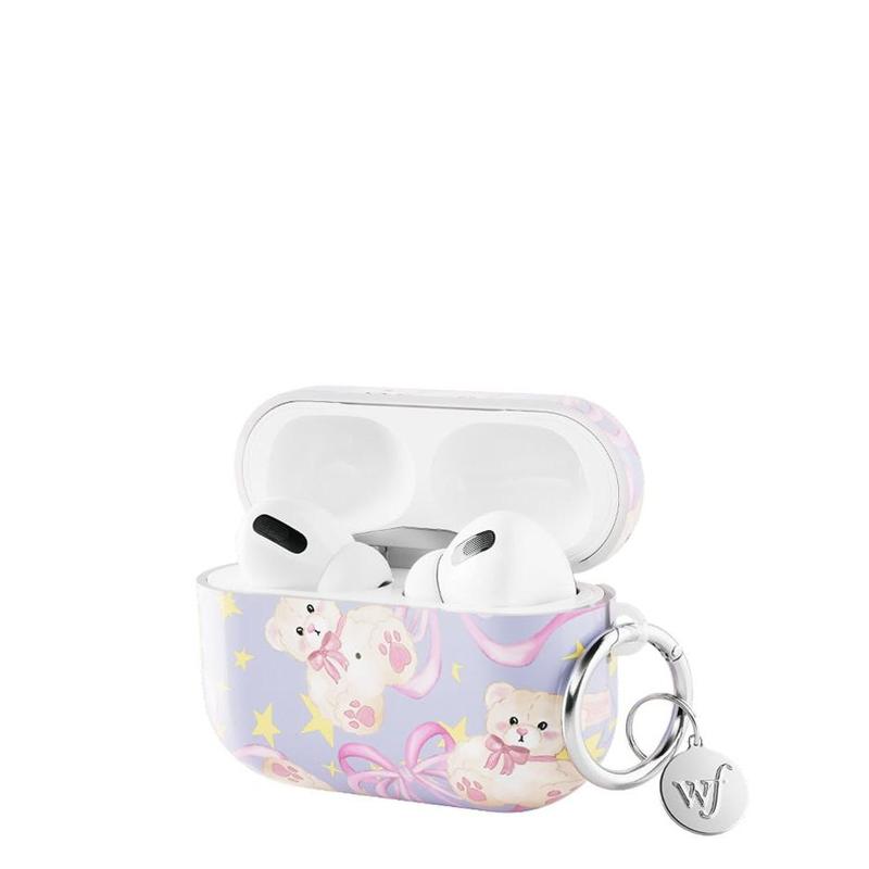 Wildflower Cases - Bear-y Bow Dream, Limited Edition AirPods Case Accessories Cover Protection Handheld Shockproof