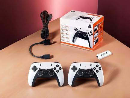 Boltz Retrostick - 4K Retro Gaming Console with Wireless Controllers and 20,000+ Classic Games