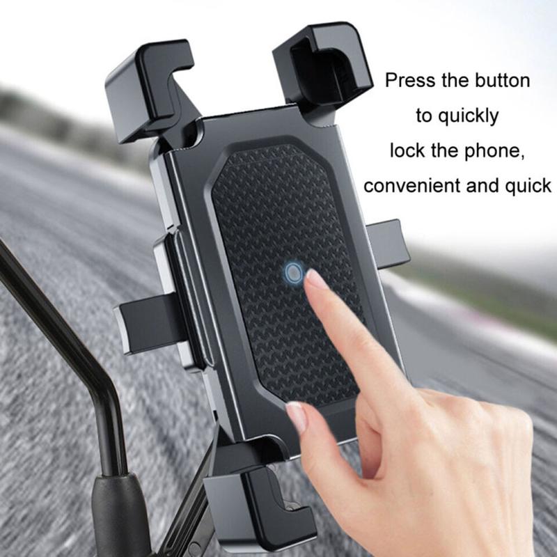 Phone Holder for Bike,Bike Phone Holder,Quick Release,Motorcycle Phone Mount - Motorcycle Handlebar Cell Phone Clamp,for iPhone 16 15 14 13 12 11 Pro Max Plus Mini, 4.7-6.8