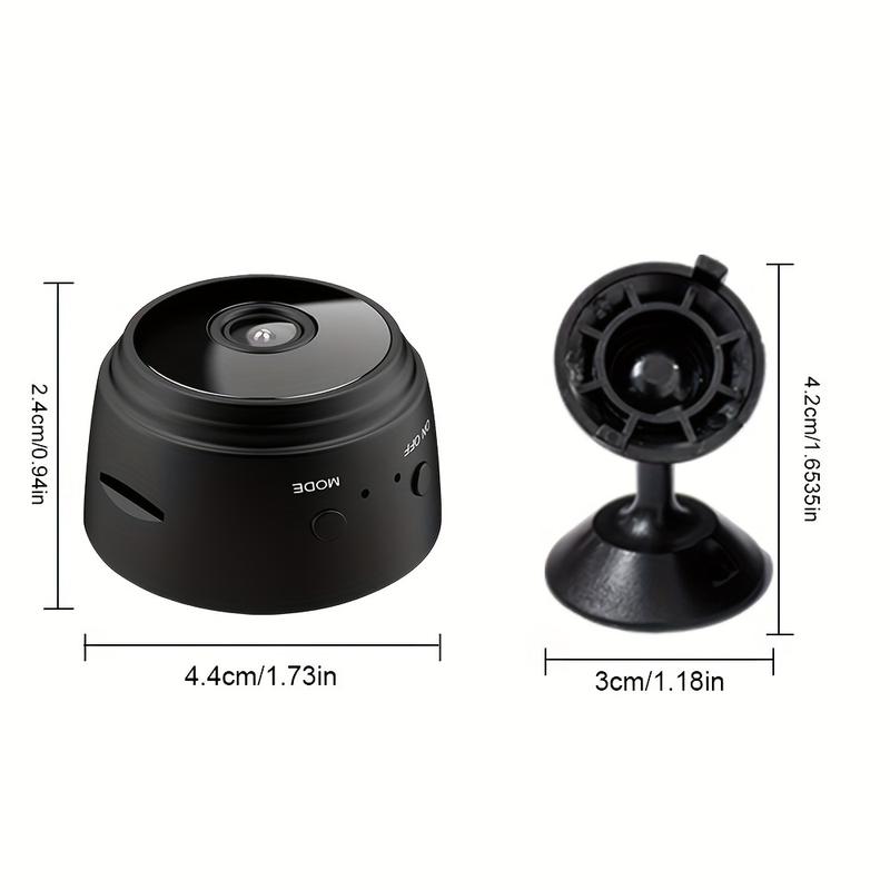 1080P Wireless Security Camera 360 ° Bracket, Smart 2.4GHz WiFi Indoor Outdoor Monitoring, Smart Home Security Camera, Mobile Phone Remote Application, Home Assistant, Remote Viewing, Motion Detection, Suitable for Office Store Garage