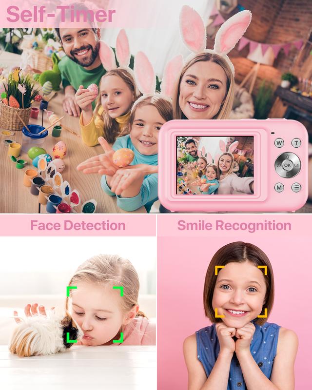 Selfie DC403 Recording Digital Camera for Music Festival,  Compact Portable Mini Camera For Teens & Beginners, Fun Summer Fall Halloween Gift Recording Selfie digital camera cybershot ricoh  gr iii dc403  digital camera vintage  camera ccd  camera