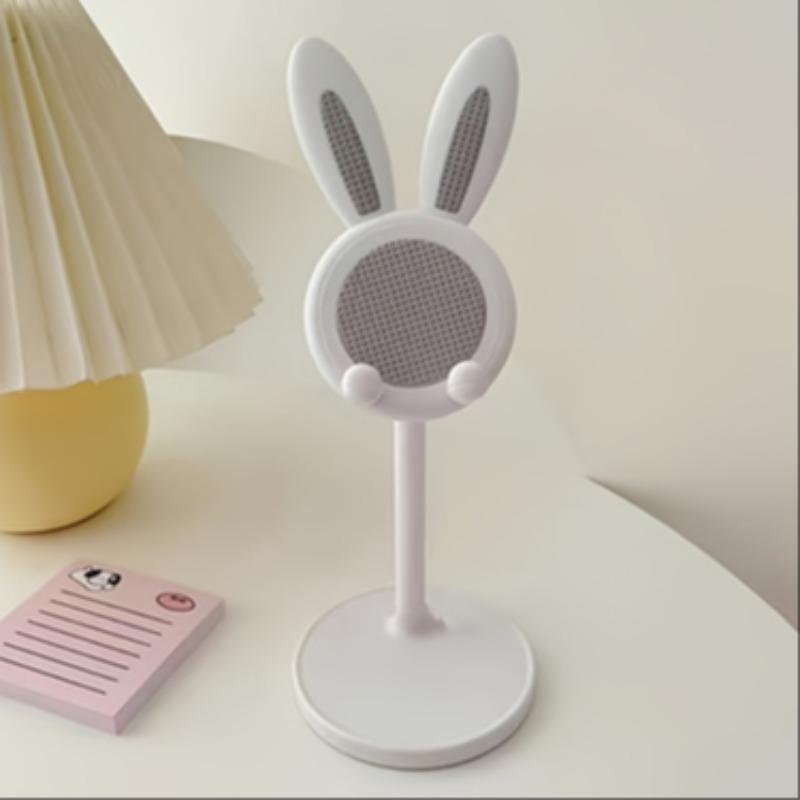 Cartoon Rabbit Design Phone Holder, Height Adjustable Phone Stand, Rabbit Phone Bracket, Phone Accessories for Home Office Use