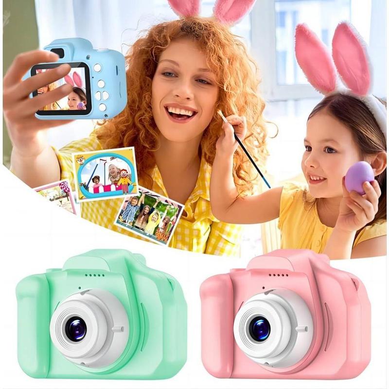 1080P Digital Camera, Rechargeable Camera with 2 Inch Screen & 32G SD Card, Portable Outdoor Camera for Students, Birthday Gift for Boys & Girls