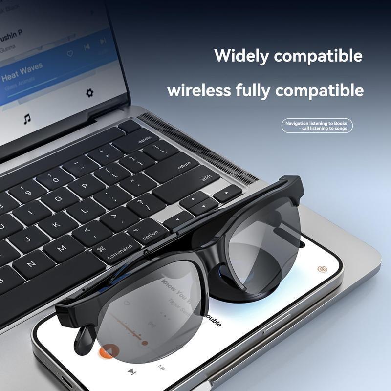 Wireless Smart Glasses Headphones,Multifunctional Smart Wireless Glasses Headset, Smart Sunglasses, Fashionable Driving Glasses