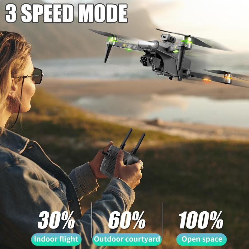 4K Camera Drones for Adults & Kids, RC Quadcopter with 5GHz WiFi, 90° Electric Adjustable Lens & 50x Zoom - Ultimate Aerial Experience