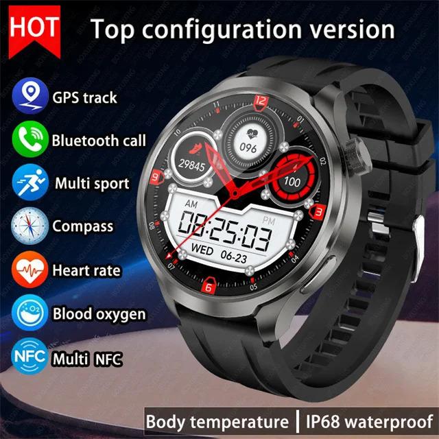 2024New For HUAWEI Sports Smart Bracelet Men Watch 1.85 AMOLED Screen GPS Compass Altimeter Waterproof Bluetooth Call SmartWatch