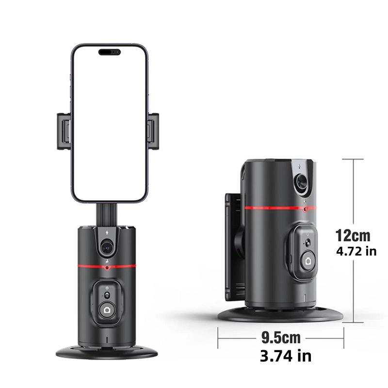 Auto Face Tracking Gimbal Stabilizer, Phone Accessories, Portable 360° Rotation Smart Selfie Cellphone Stabilizer For Shooting, Vlog, Anti-shaking Holder with Remote Control for iOS Android Smartphone, Phone Accessories, Stocking Fillers Gift