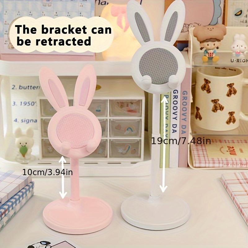 Cartoon Rabbit Design Phone Holder, Height Adjustable Phone Stand, Rabbit Phone Bracket, Phone Accessories for Home Office Use