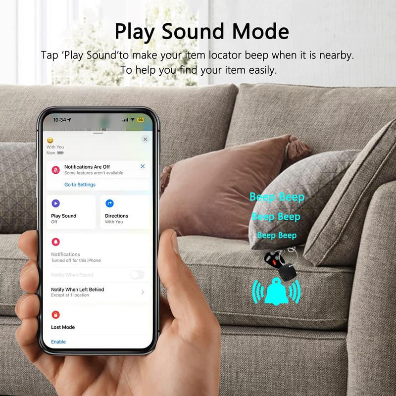 Item Finder, BlueTooth Tracker, Tracking with Apple Find My App on iPhones only, Find Keys, Wallets, Luggage, Pets, Gadgets