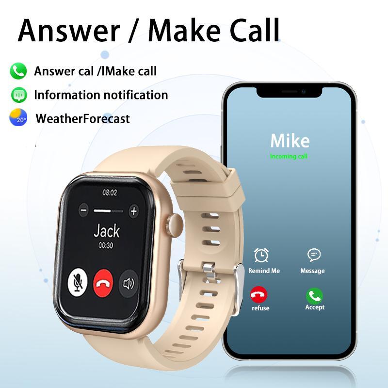 Multifunctional Smart Watch, Smartwatch with Multi-Sport Modes, Smart Watch with Answer & Make Call Function, Android Watch, Smart Watch for Android & iPhone Phones