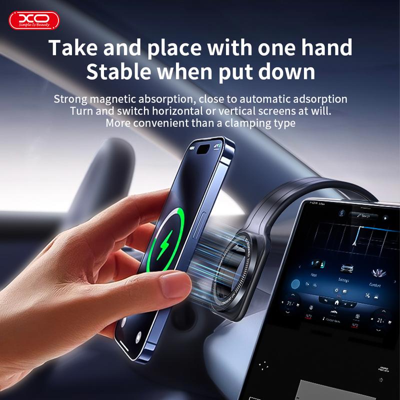 Creative Velcro magnetic car holder for all mobile phones ,Strong Magnets suction,especially practical on the models with MagSafe function like iphone series iphone 14 ,iphone 15 ,iphone 16....