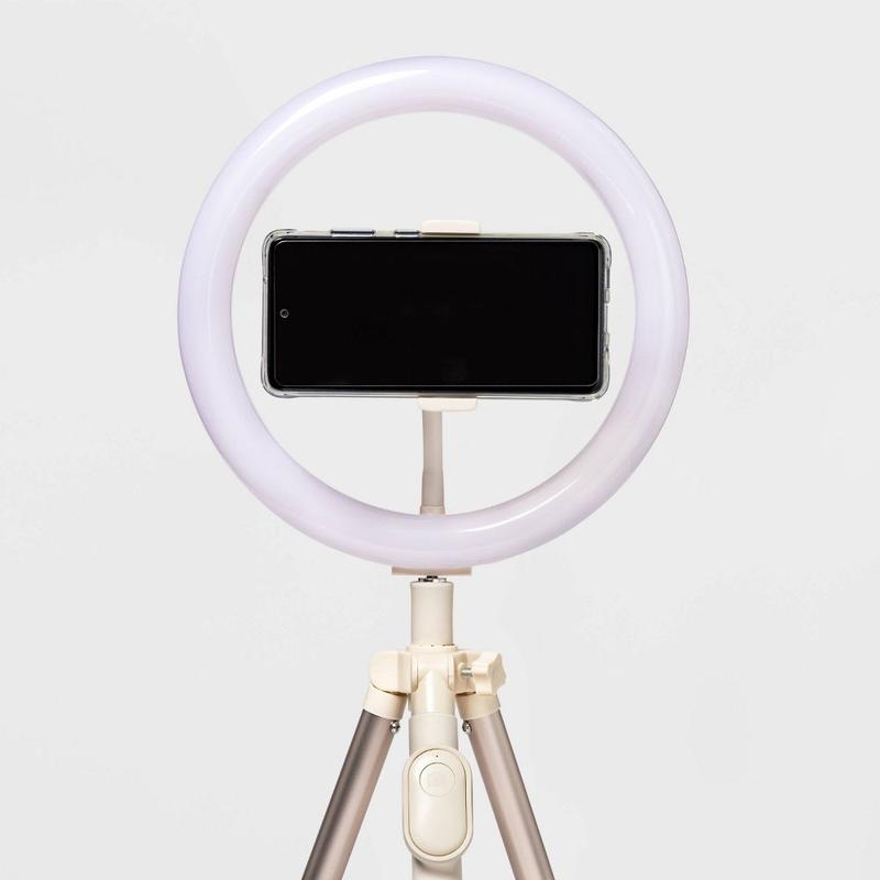 Ring Light with Tripod - heyday Stone White