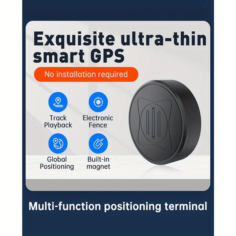 2024 Smallest Mini GPS Tracker for Vehicles, Real-Time Car Locator with Full USA Coverage, No Monthly Fee, Long Standby GSM SIM, Magnetic GPS Device for Truck