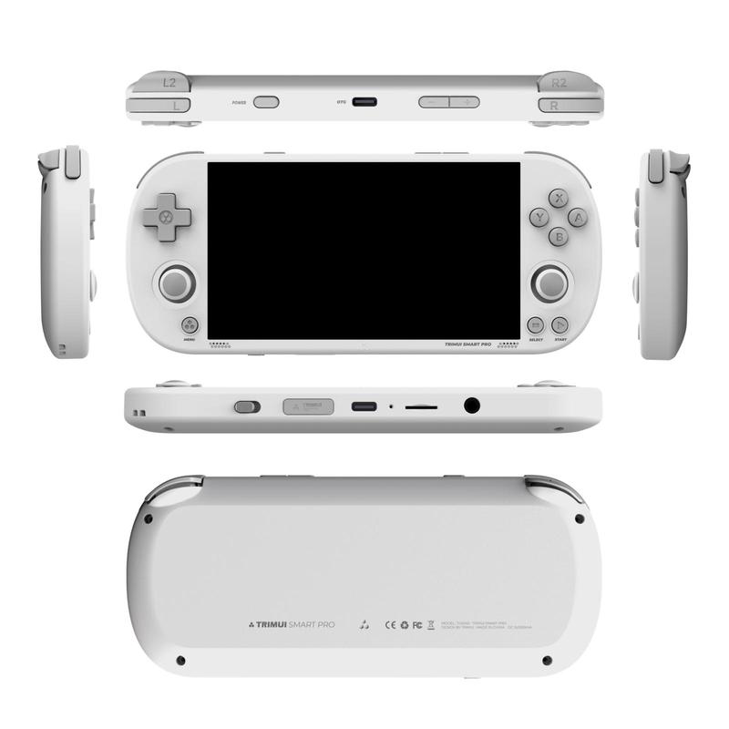 TRIMUI Smart Pro Handheld Game Console, Rechargeable 4.96 Inch IPS Screen Game Console, A133P Processor Game Console with 1280*720 Resolution