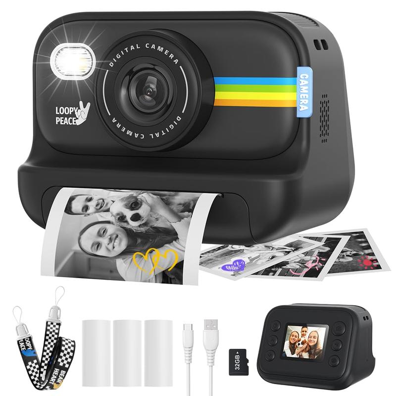 1080P Digital Camera with SD Card, 16x Digital Zoom Camera, Portable Mini Digital Camera for Students Boys Girls, Point and Shoot Digital Camera, Can be Used as Gift, Christmas Gift camera with