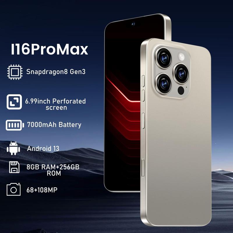 FOR I16 PROMAX 5G Cell Phone,Smartphone Unlocked Cell Phone 6.99