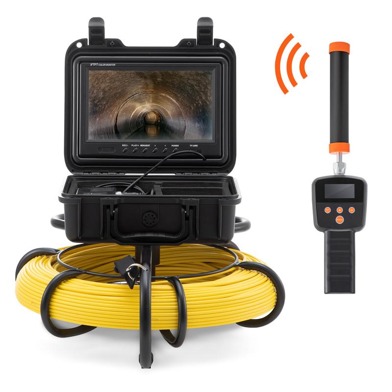 VEVOR Sewer Camera with 512Hz Locator,300 ft 91.5 m, 9