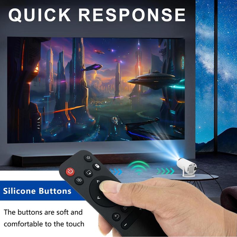 Replacement Remote for Mini Projector,Compatible with HY300,HY300PRO,HY320mini,HY320 Mini Projector Audio Audio