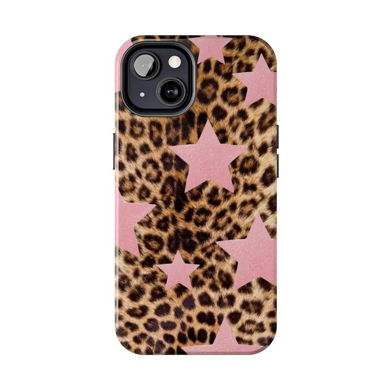 PINK GLITTER LEOPARD iPhone Case for iphone 15 14 13 12 11 X , pro max , plus , mini