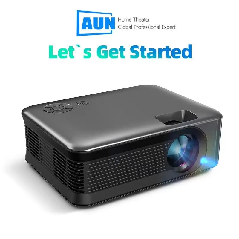 Mini Projector Portable A30 3D LED Home Theater Cinema Videoprojector Support 4K 1080P Full HD Movie Play Laser Smart TV Android Audio Phone Chargeable Device