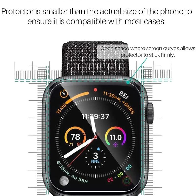 Soft Screen Protector, 5 Counts set Full Protective HD Hydrogel Screen Film, Wearable Accessories Compatible with Apple Watch Ultra 1 2 9 8 7 6 SE 5 4 3