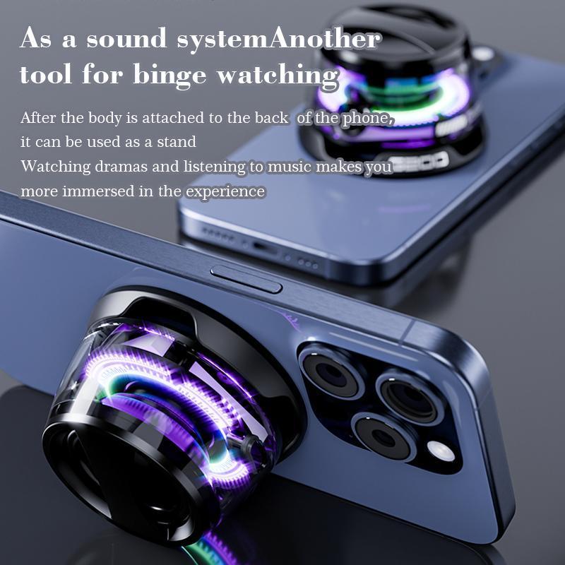 Portable Wireless Speaker, Rechargeable Magnetic Mini Speaker, Wireless Bluetooth-compatible Speaker, Portable Speaker for Home, Outdoor, Bathroom