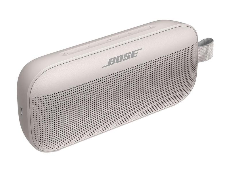 Bose SoundLink Flex Bluetooth Waterproof Portable Speaker (865983-0500)- White Smoke Audio