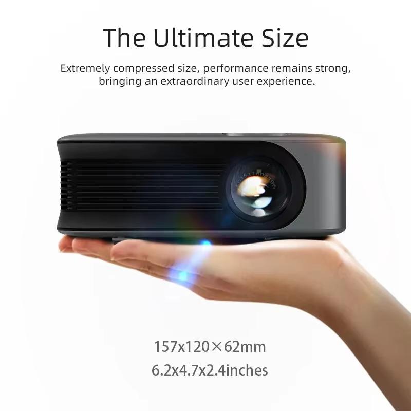 Mini Projector Portable A30 3D LED Home Theater Cinema Videoprojector Support 4K 1080P Full HD Movie Play Laser Smart TV Android Audio Phone Chargeable Device