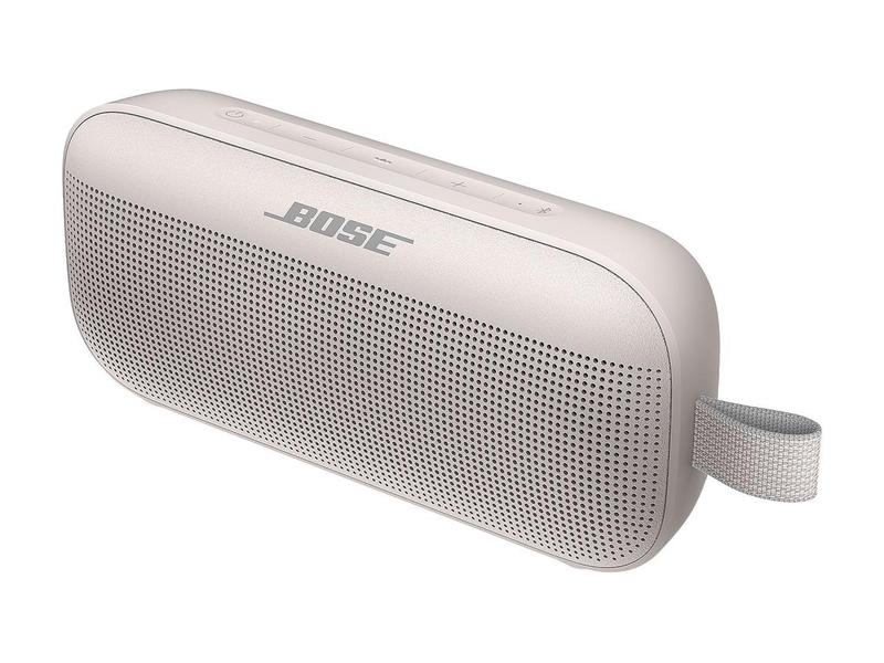 Bose SoundLink Flex Bluetooth Waterproof Portable Speaker (865983-0500)- White Smoke Audio