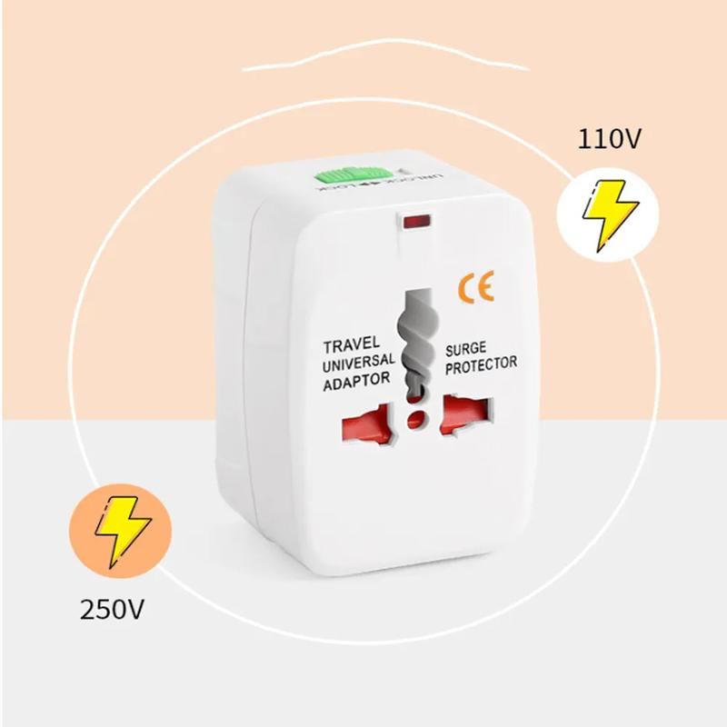 3in1 International Travel Plug Power Adapter Detachable Universal Converter Kits