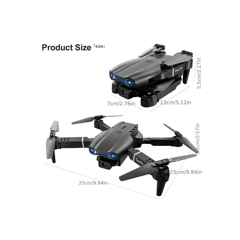 E99 Foldable Quadcopter Mini Drone With Dual Cameras - Auto-Hovering And Intelligence Avoidance System,Designed For Beginners,Christmas Thanksgiving Halloween Gifts